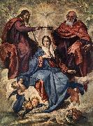 VELAZQUEZ, Diego Rodriguez de Silva y The Coronation of the Virgin jh china oil painting reproduction